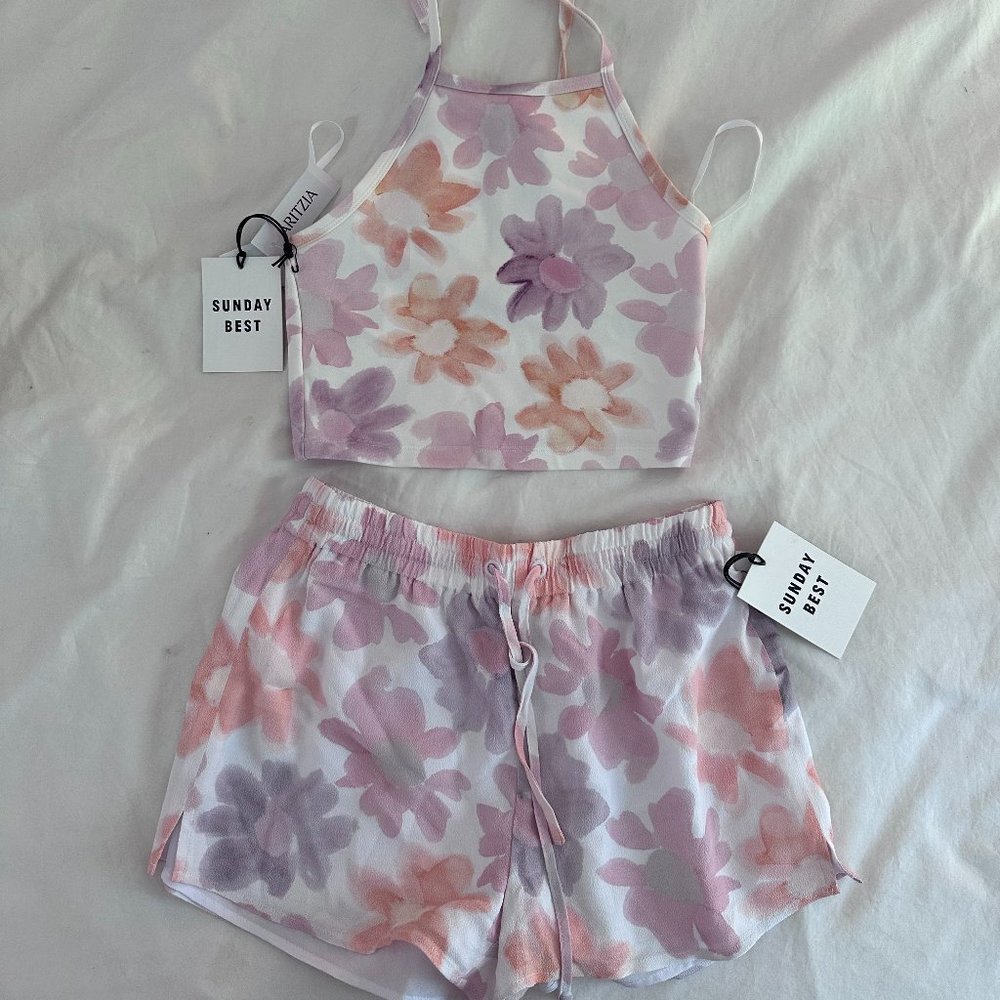 Matching top and shorts
